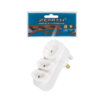 Zenith Plug Adaptor - 1 x Shuko socket  / 2 x 5 amp sockets